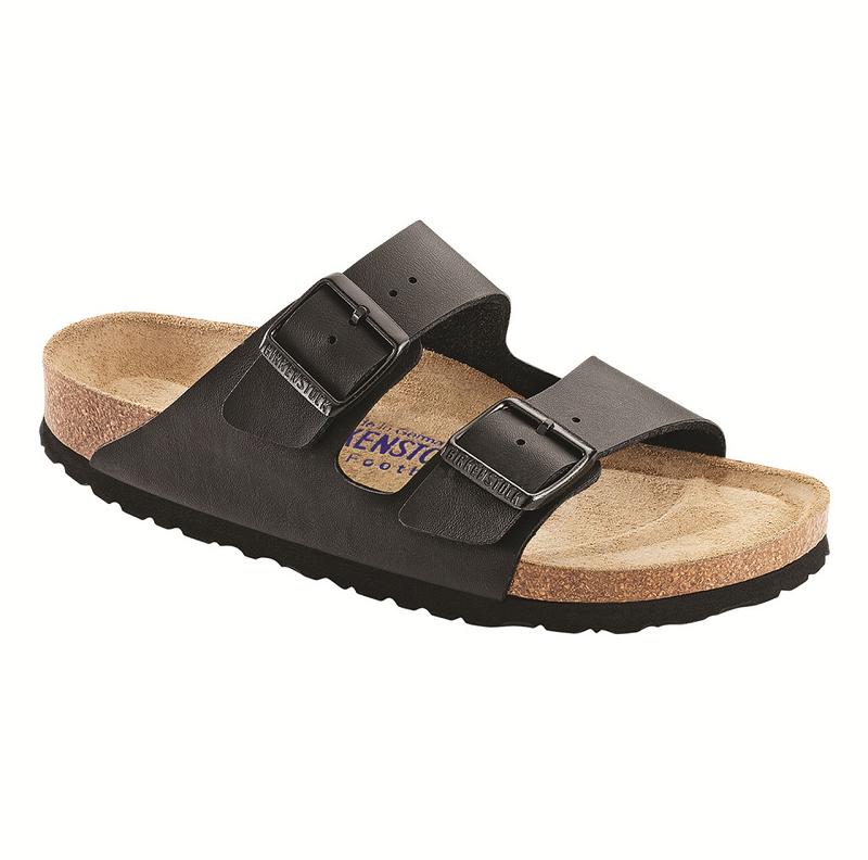 Birkenstock Soft Footbed Birko Flor Arizona Herre Sort | DK 24GSO